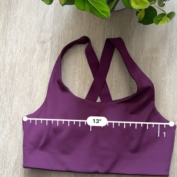 New Girlfriend Collective Plum Simone High Support Bra size Small - Picture 4 of 7